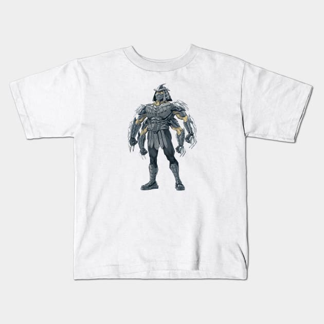 TMNT Mutant Shredder Kids T-Shirt by markodjeska